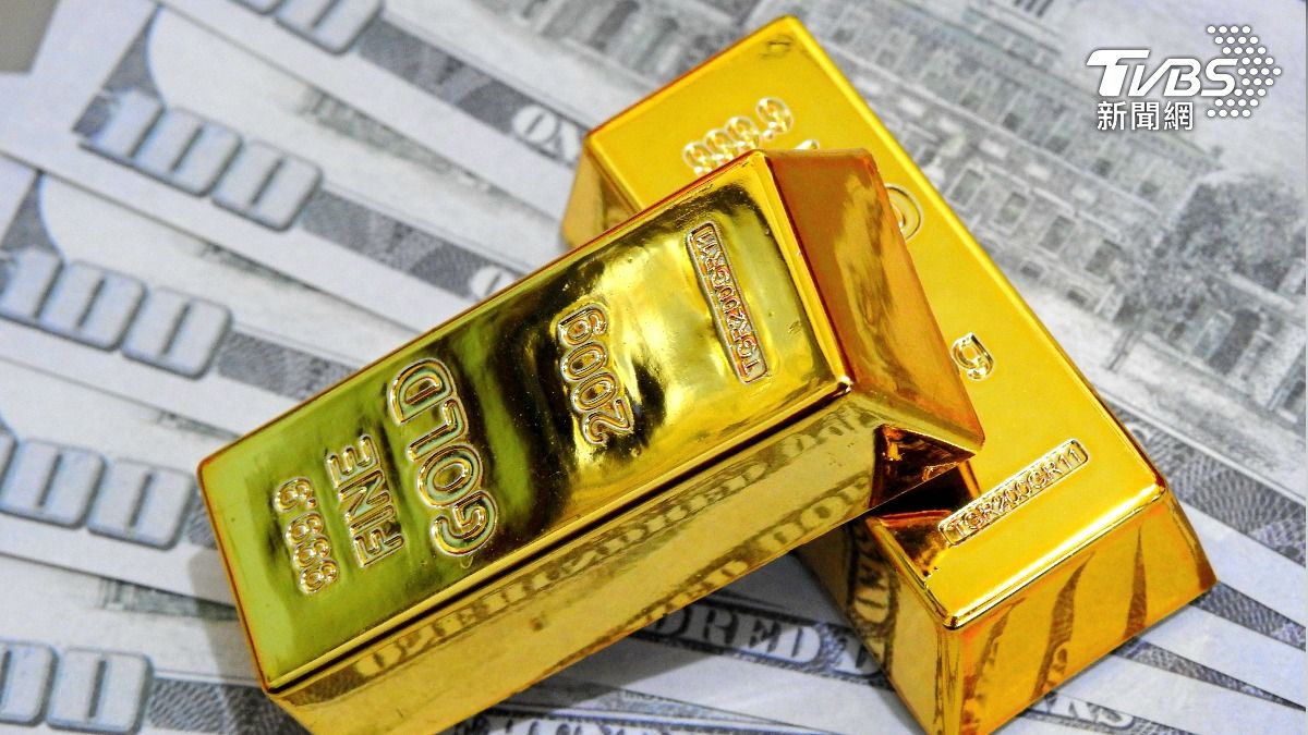 黃金現貨12日小幅上漲。(示意圖／shutterstock 達志影像)