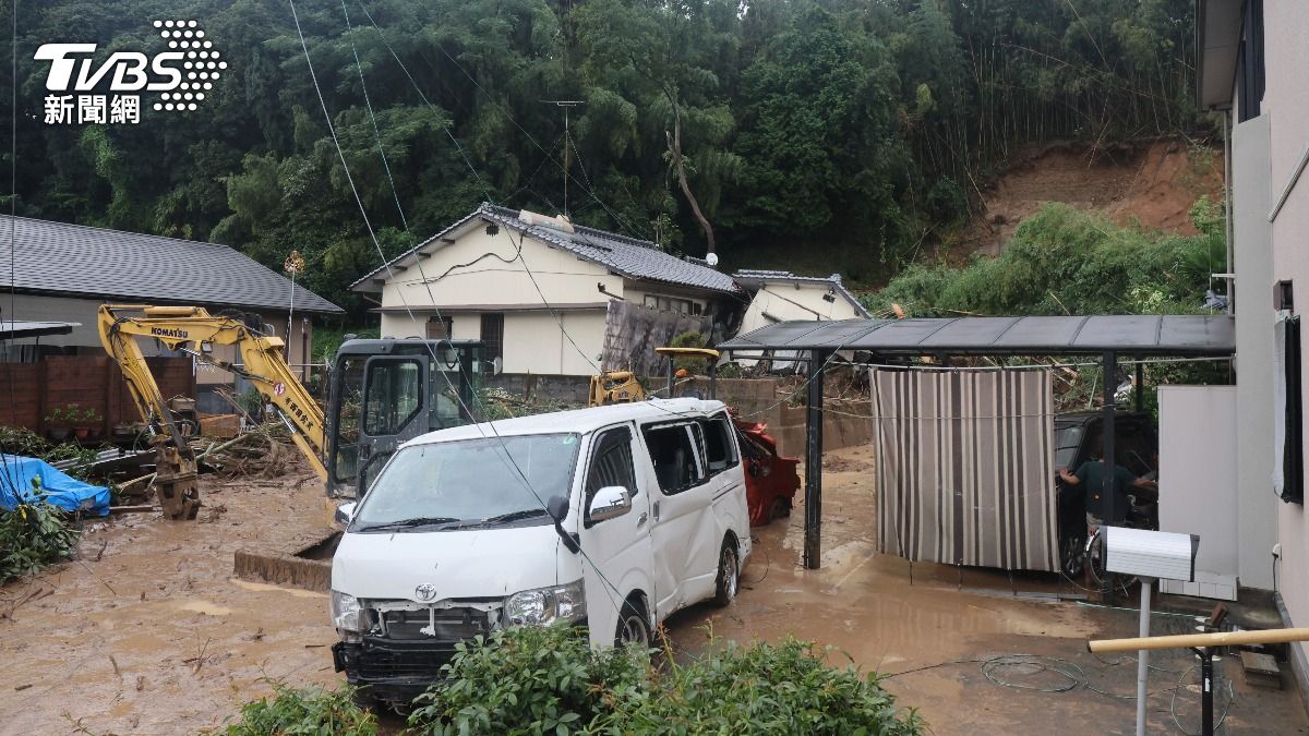 半天降下月雨量的兩倍！雨彈炸九州　大島世遺神社受災