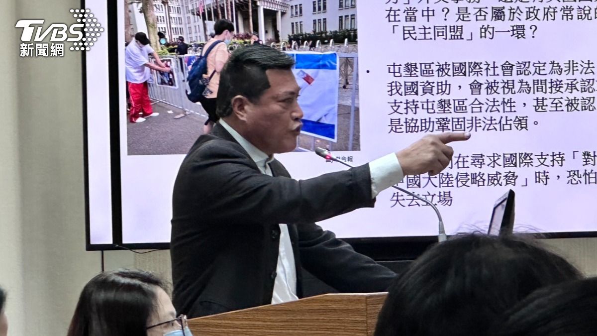 國民黨立委黃仁。（圖／林茜妤攝）