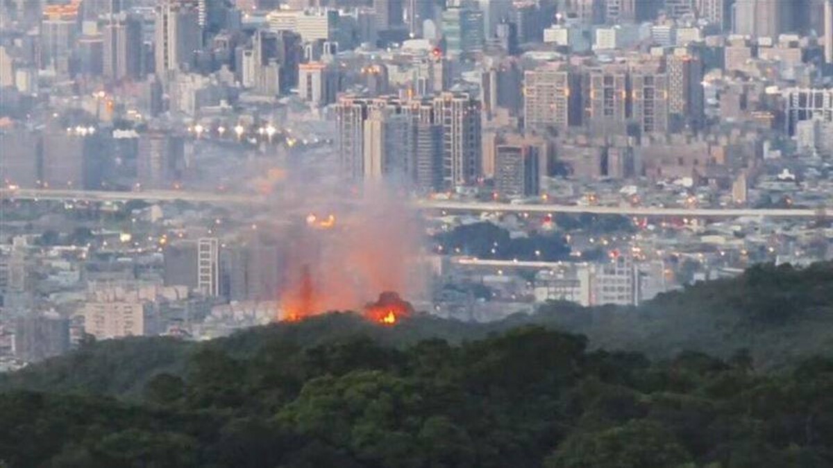 樹林大同山觸電引發熊熊大火！20歲男不幸身亡