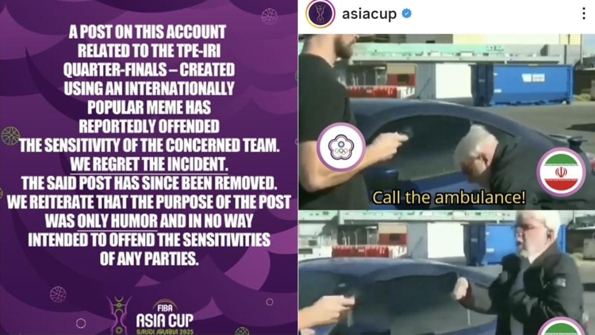亞洲盃男籃／FIBA發哏圖嘲諷台灣挨轟　刪文道歉：無意冒犯