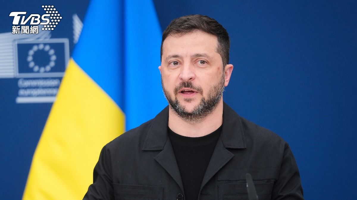 烏克蘭總統澤倫斯基指出，應該以烏克蘭對俄羅斯戰爭目前的前線作為和平談判的基礎。（圖／達志影像美聯社）