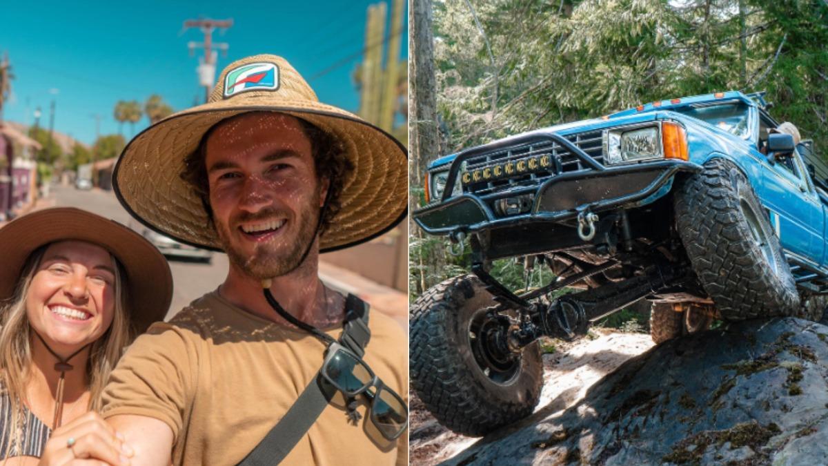 一對以越野探險為主題的 YouTuber 情侶，近日在加拿大雙雙罹難。（圖／截自IG@toyotaworldrunners）