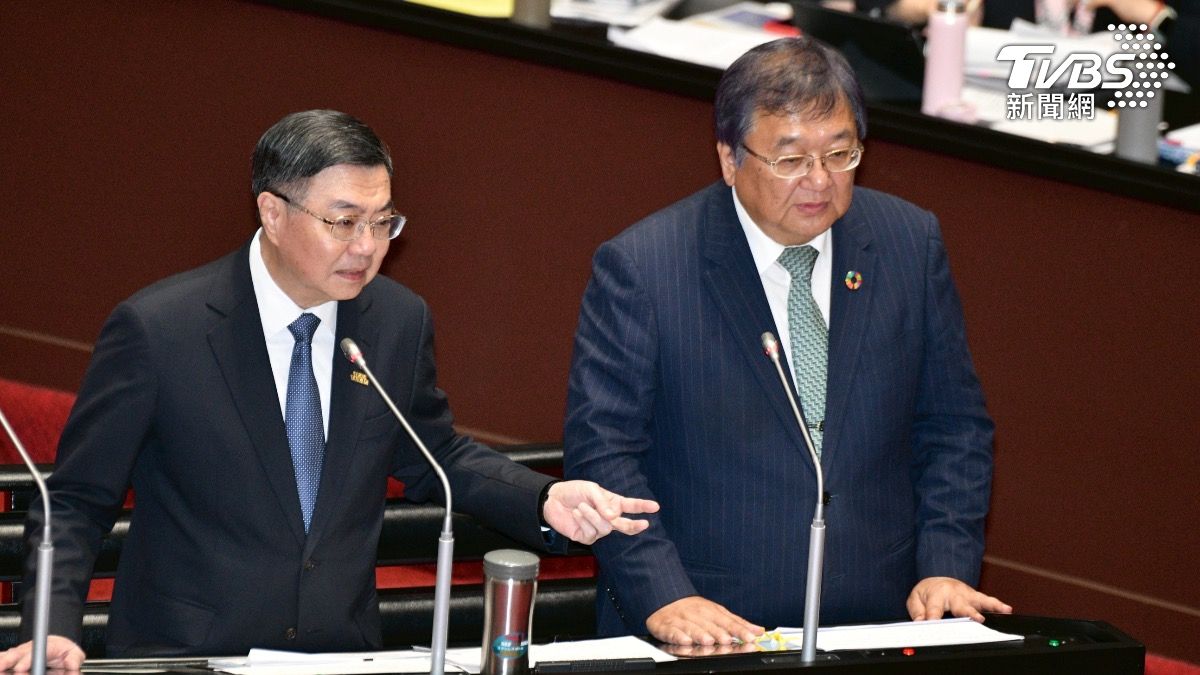 閣揆卓榮泰、衛福部長邱泰源。（圖／胡瑞麒攝）