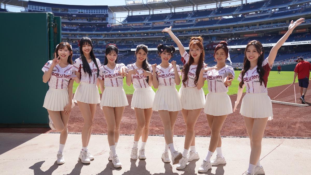樂天女孩「離開台灣」！登上華府國民球場　台式應援被狂讚