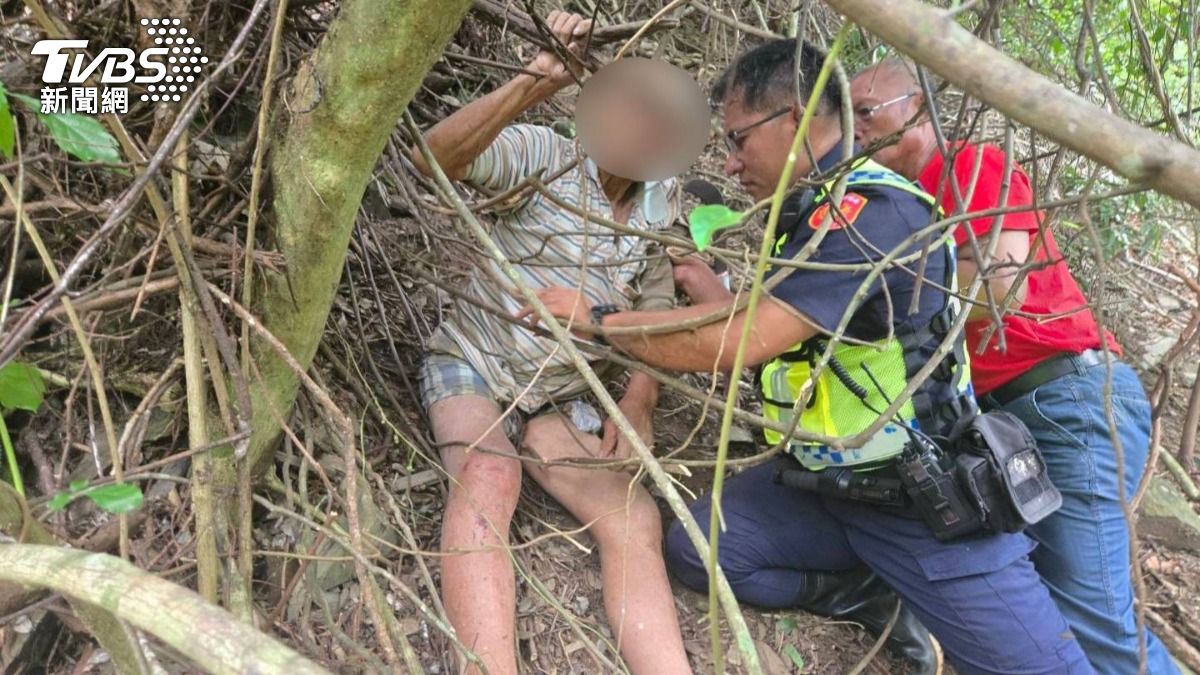 台東翁外出整夜未歸…家屬焦急尋人　赫見他跌陡坡藤蔓纏身