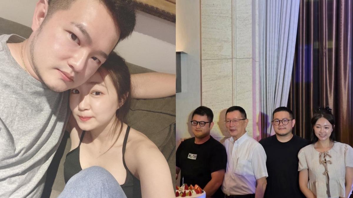 前警政署長王卓鈞辦壽宴！丫頭攜夫「激美同框」　現場畫面曝光