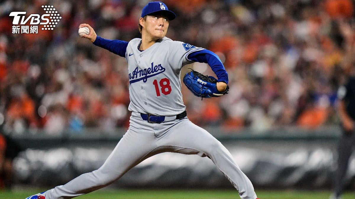 山本由伸今日先發面對金鶯，演出8.2局無安打比賽，差點完成紀錄。（圖／達志影像美聯社）