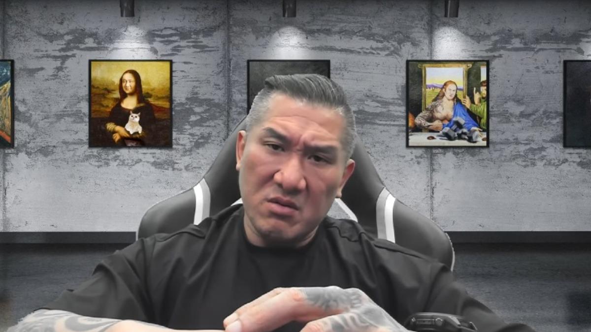 館長再嗆民進黨。（圖／翻攝自館長惡名昭彰YouTube）