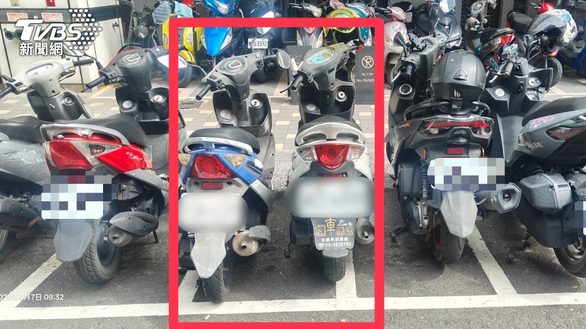 才說沒違法！　騎士移車擠格位收紅單 　控警搞偷襲