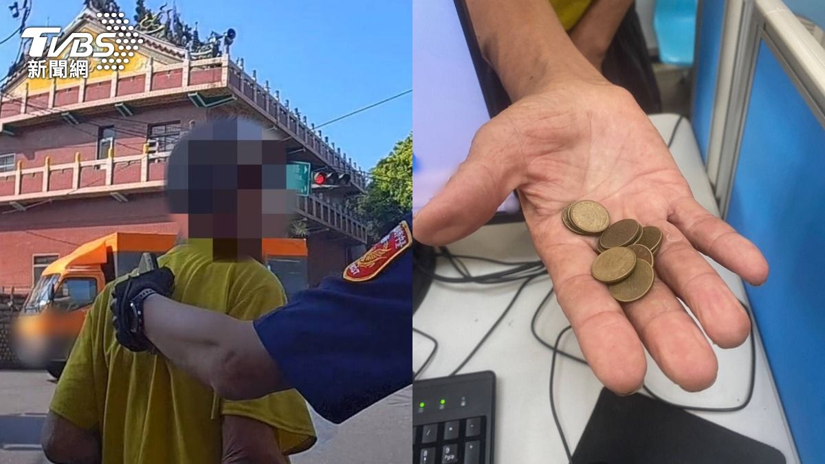 台中一名73歲鐘姓老翁因為不想打擾2名小孩，四處流浪打零工，身上只剩10塊。（圖／TVBS）