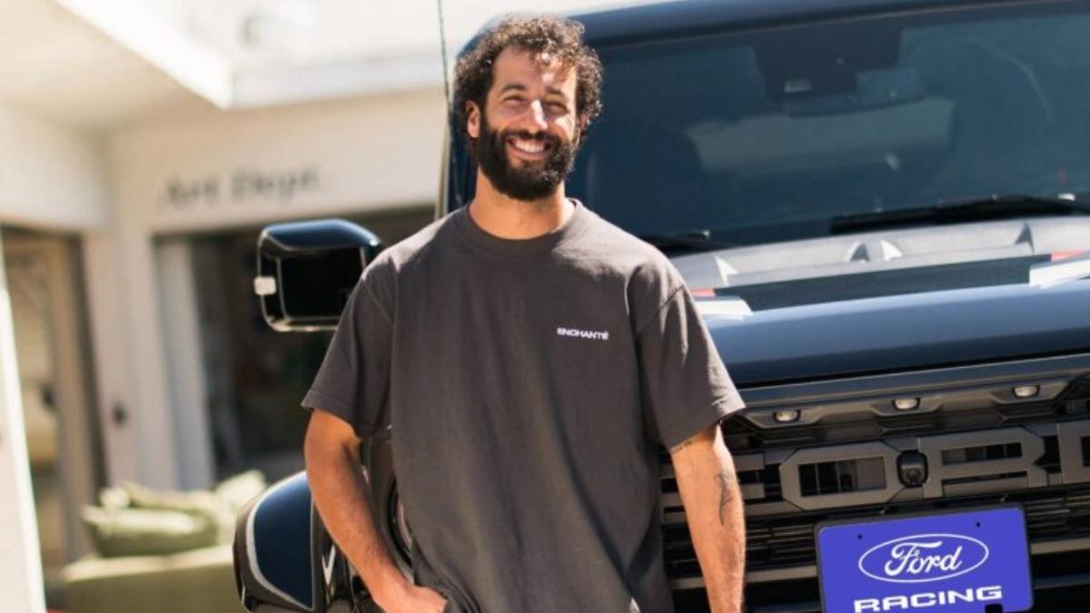 F1車手Daniel Ricciardo宣告退役，擔任Ford Racing Raptor品牌大使。（圖／Ford提供）　