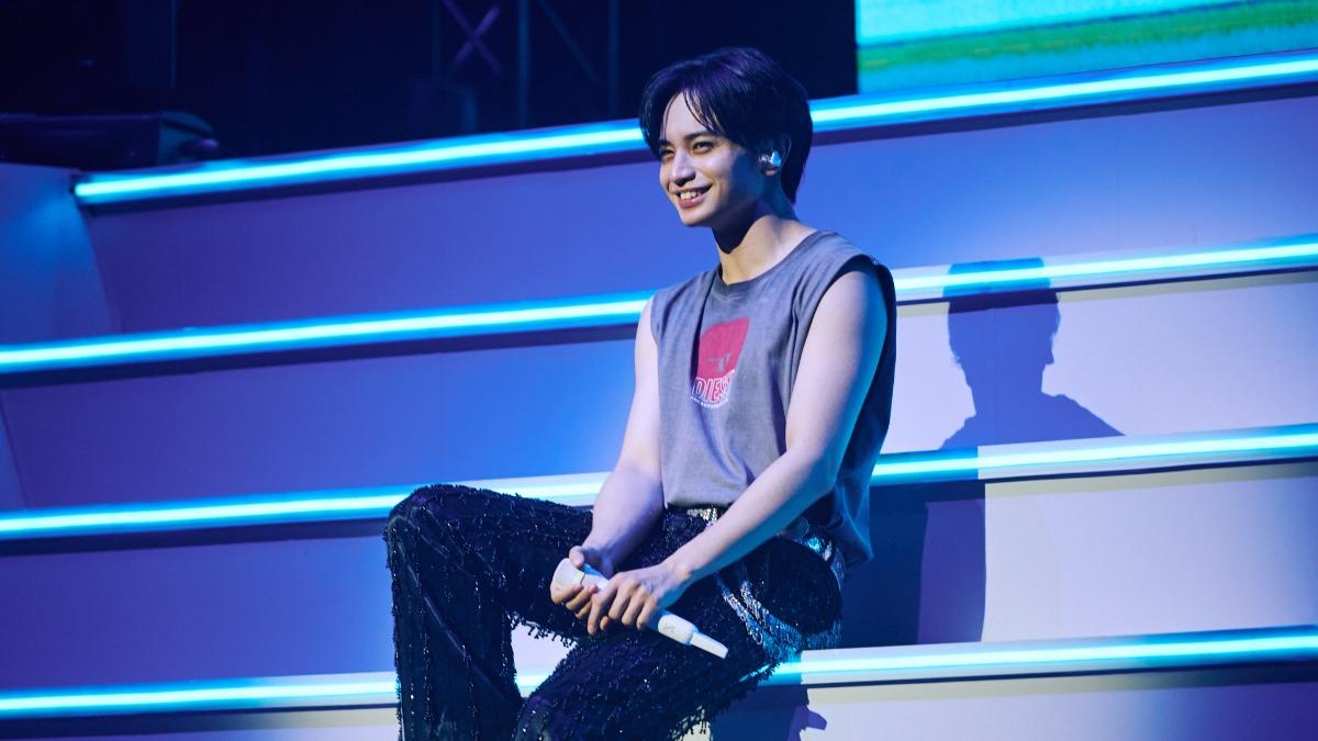 中島健人今天獻唱周杰倫〈晴天〉，掀起台下歌迷合唱。（圖／大鴻藝術提供）