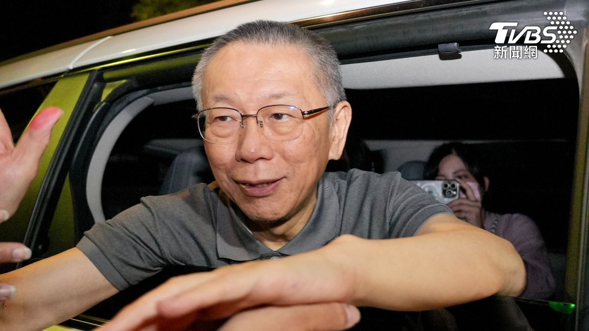 柯文哲二度交保。（圖／區國強攝）