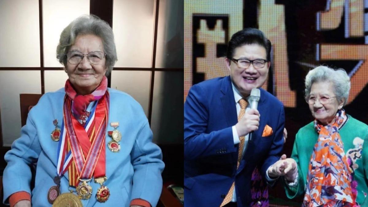 中國表演藝術家陳奇離世，享耆壽95歲。（圖／翻攝自微博）