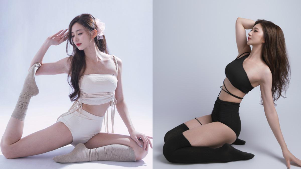 謝翔雅考取到空中瑜珈教師證照、火辣入鏡。（圖／光意娛樂提供）