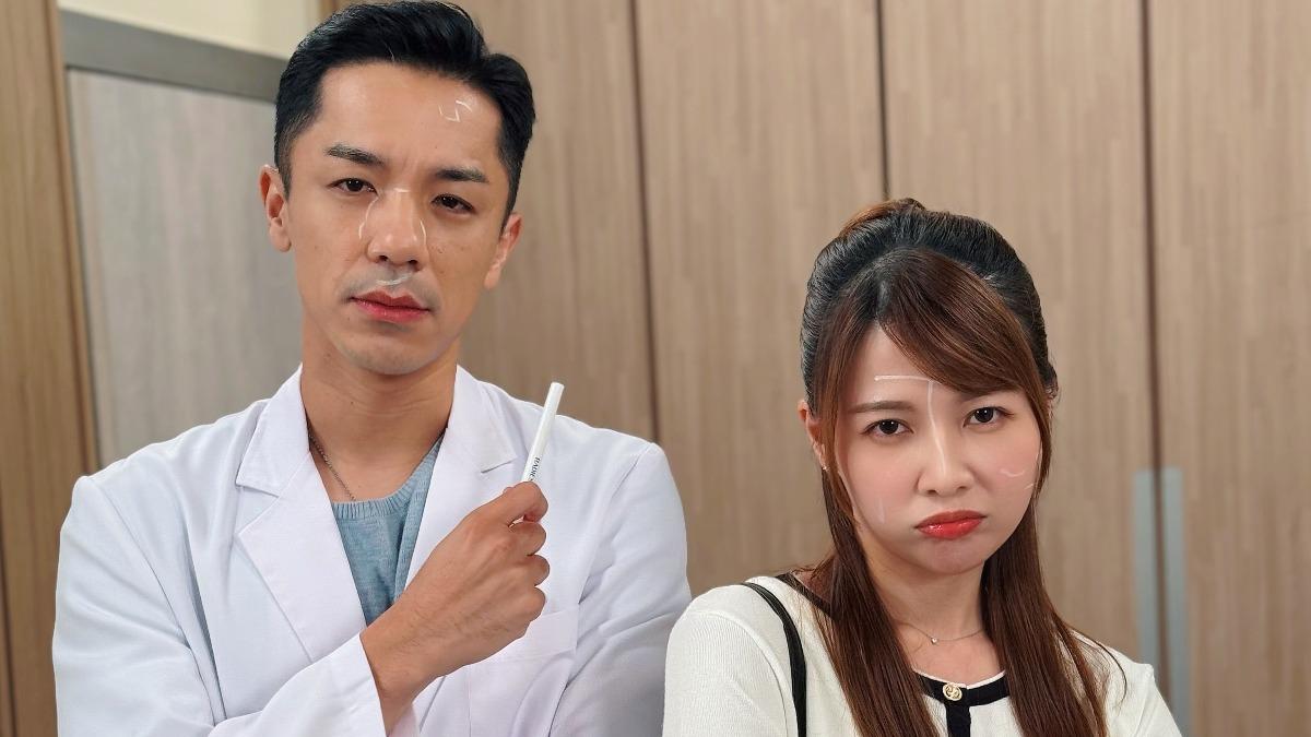 謝京穎（右）、楊皓崴有精彩對手戲。（圖／民視提供）