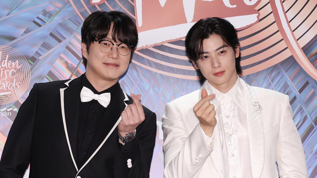 2024年的金唱片獎由成始璄（左）、車銀優擔任主持。（圖／news1提供）