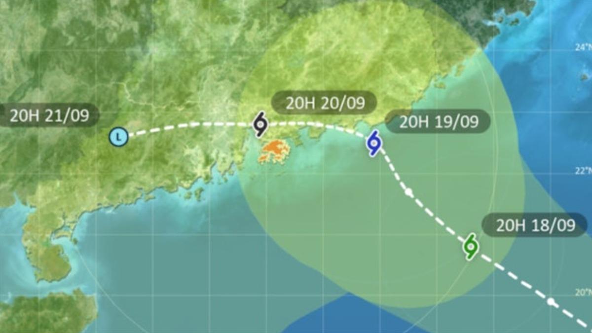 米塔颱風來襲！香港天文台移動路徑圖曝光：週六離港最近