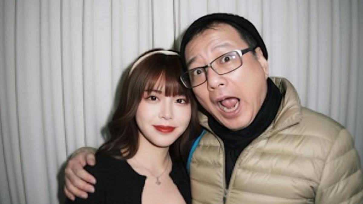 林吟蔚用AI合成跟安迪合照。（圖／翻攝自林吟蔚臉書）