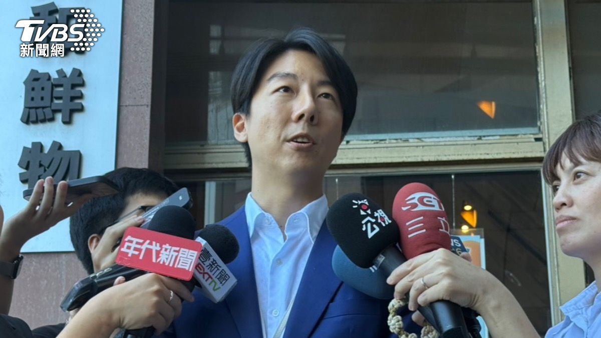 民進黨發言人吳崢表示，台北市長蔣萬安應該向國際傳達，台灣非中國的一部分。（圖／潘袁詩羽攝）