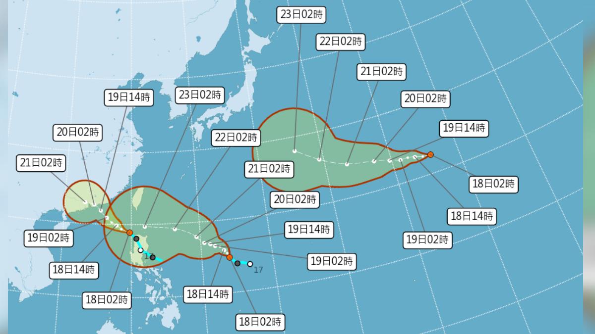 天氣／雙颱最快今生成！2地防大雨　專家曝「樺加沙」海陸警時間