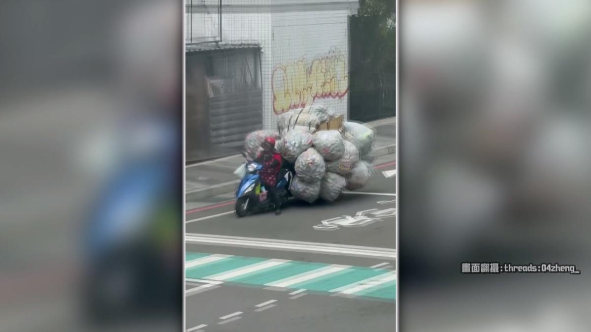 騎「移動城堡」載回收物20年！71歲嬤雇用2工日賺3千