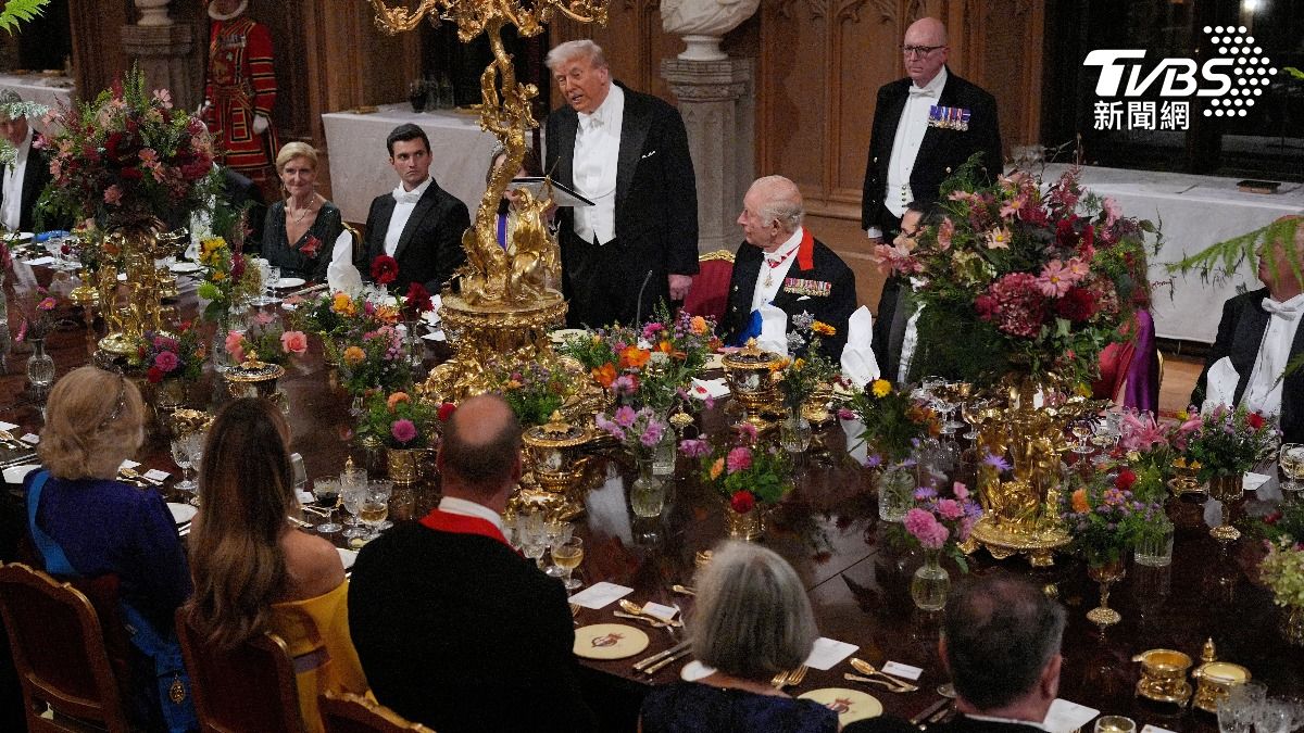 英政府.皇室攜手　極盡尊榮迎川普　科技巨頭座上賓