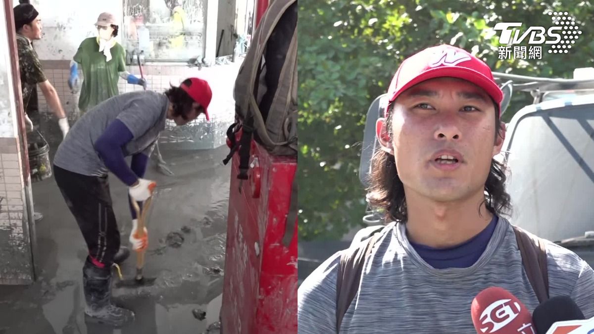 告假2天返回母校清掃！味全龍吳俊杰落淚喊：光復鄉加油