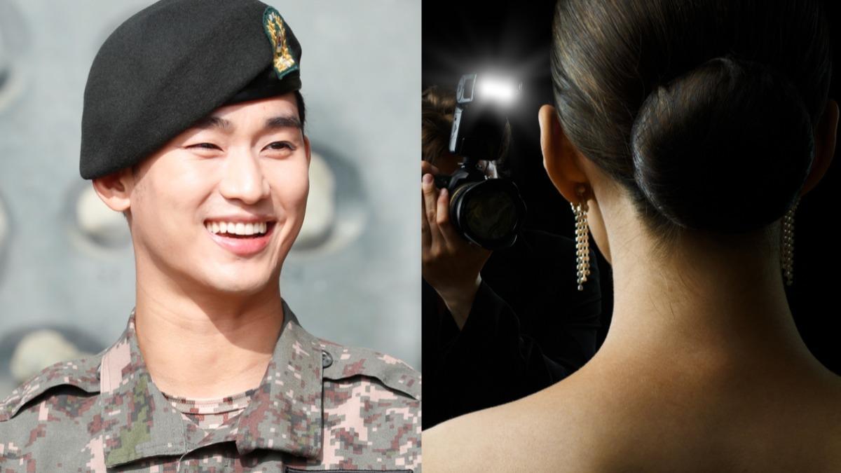 律師公開金秀賢當兵時寫信給藝人前女友的親筆信。（圖／左圖news1提供、示意圖shutterstock）