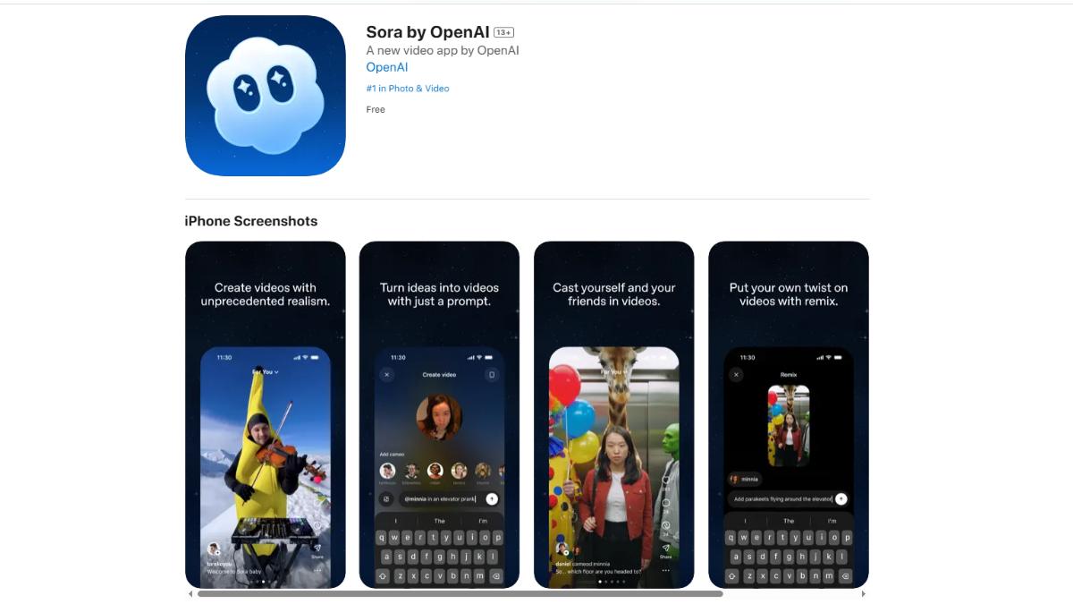 支援繁中!Sora App正式登陸台灣 免費生成AI影片