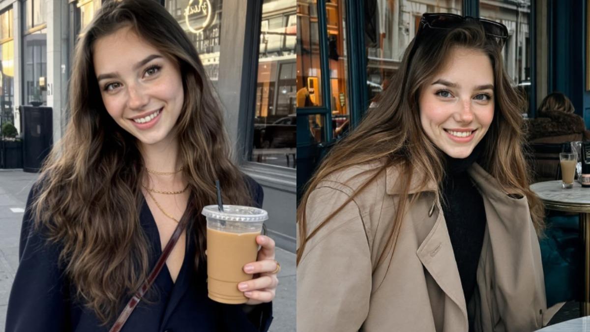 一位聲稱100%由人工智慧生成，名為提麗諾伍德（Tilly Norwood）的女演員。　（圖／翻攝自Instagram@tillynorwood）