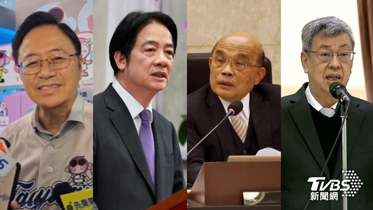 行政院長-網路投票-行政院長歷任-張善政花蓮-賴清德民調