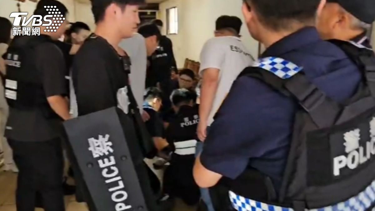 苗栗縣苗栗市今（2）日下午發生一起隨機砍人案。（圖／TVBS）