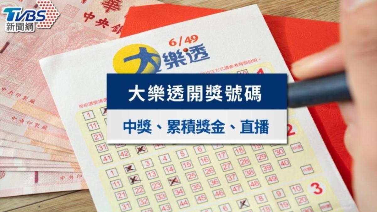 2.4億大樂透開獎　中獎號碼出爐