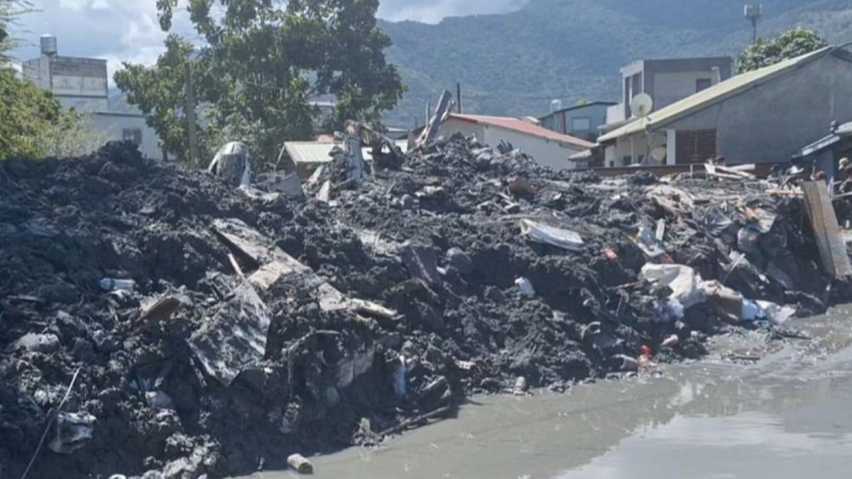 花蓮光復持續進行災後復原，警方規劃交通管制措施。（圖／TVBS）