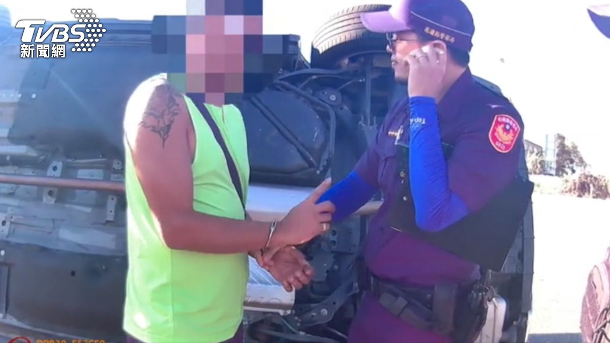 上百萬終身俸全沒了！花蓮空軍上士酒駕翻車　被逮捕竟嘻笑