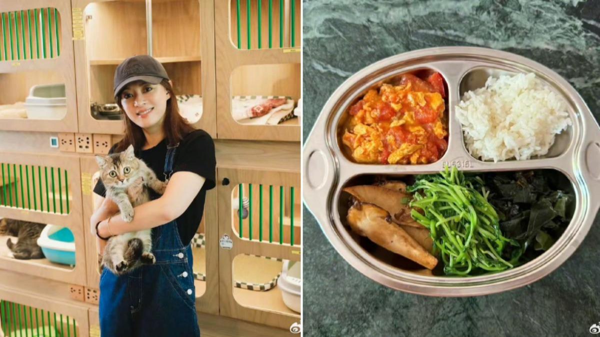 孫儷分享自己所吃的乾淨飯。（圖／翻攝自孫儷微博）