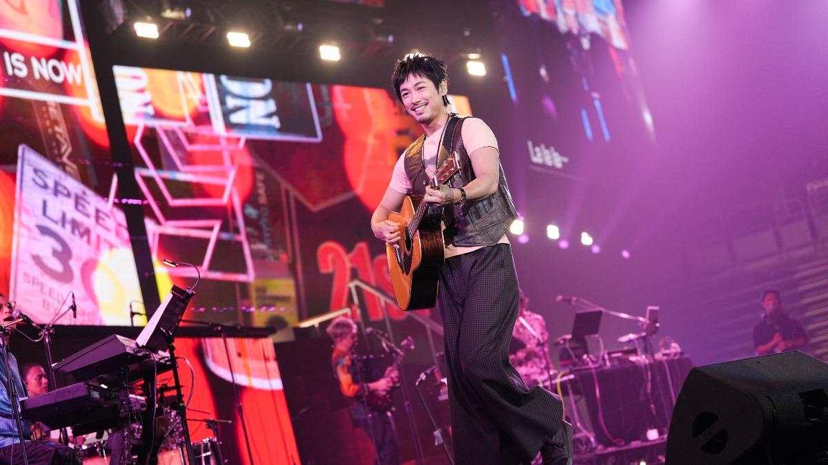藤岡靛再度踏上高雄巨蛋。（圖／相信音樂提供）