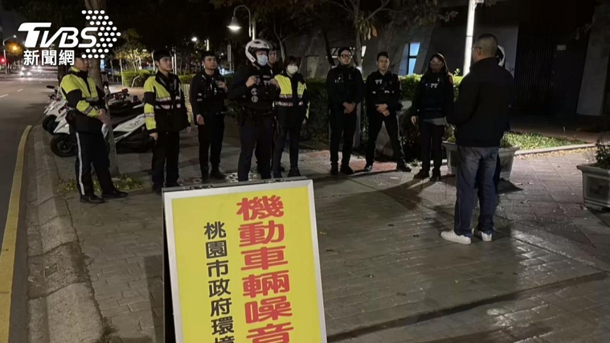桃園市龍潭警分局日前聯合環保局及監理單位，於龍潭市區展開「靜桃專案」執法。（示意圖／資料照）