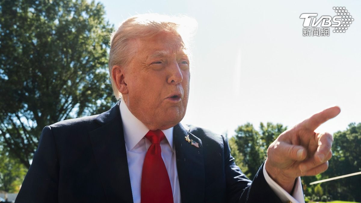 美國總統川普表示，落實加薩休戰的談判將進行數天。（圖／達志影像美聯社）