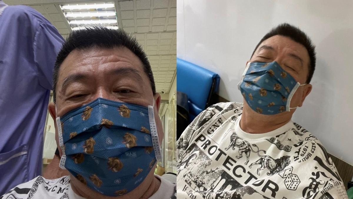 孫德榮到三總急診。（圖／翻攝孫德榮臉書）