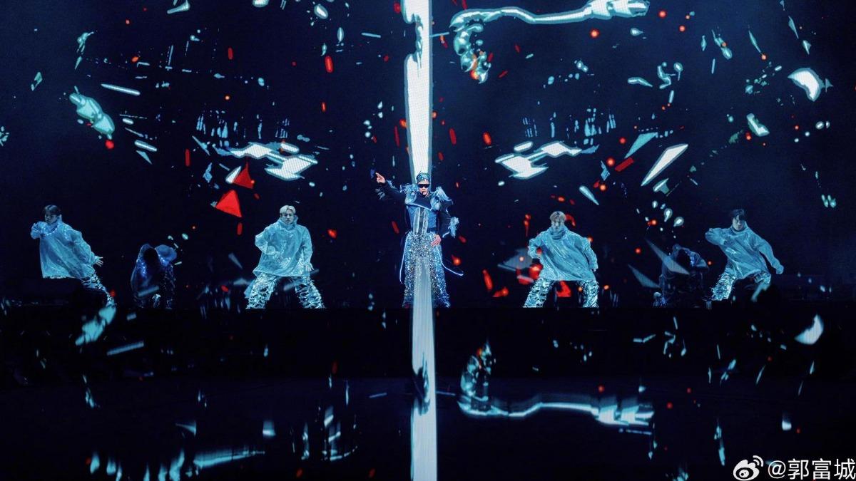 郭富城《ICONIC》世界巡演，首站成都完美落幕。（圖／翻攝自郭富城微博）