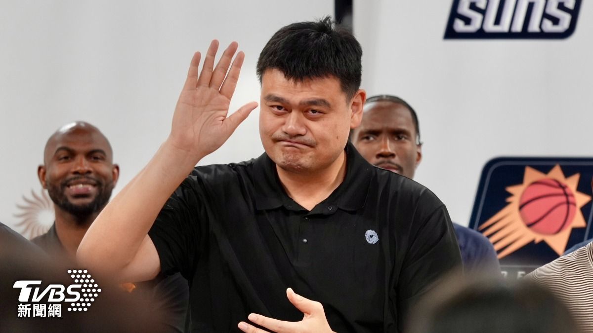 中國籃壇傳奇球星姚明。（圖／區國強攝）