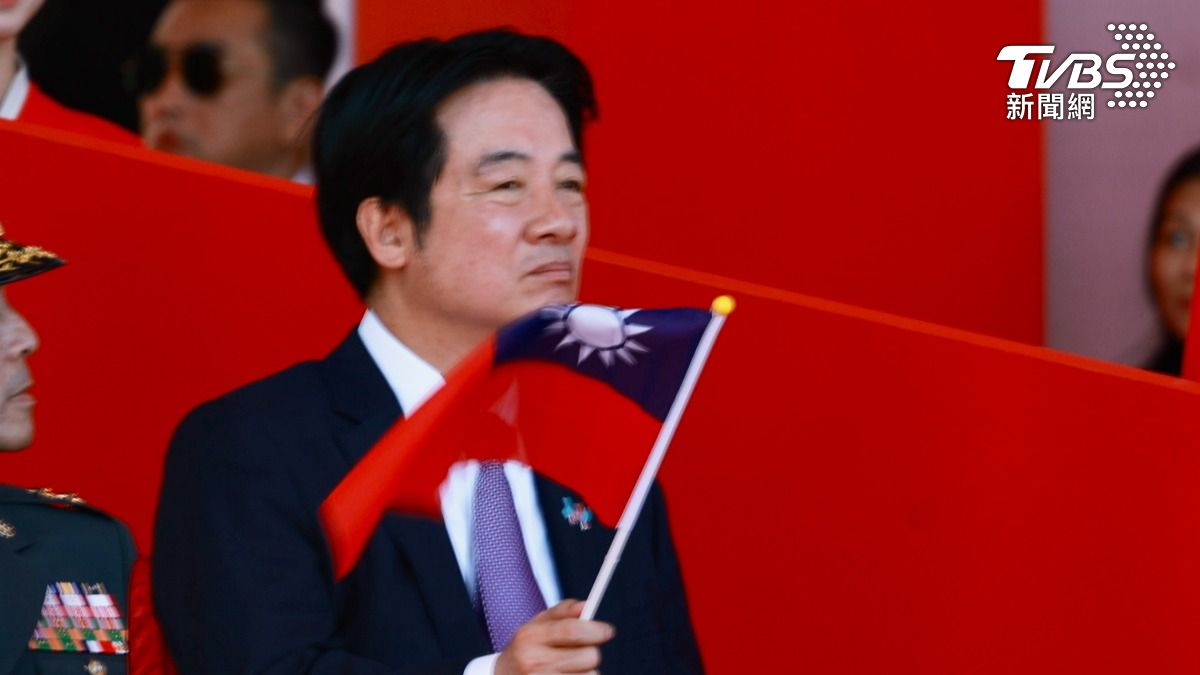 今（10）日是雙十國慶，總統賴清德發表國慶演說。（圖／華子琛攝）