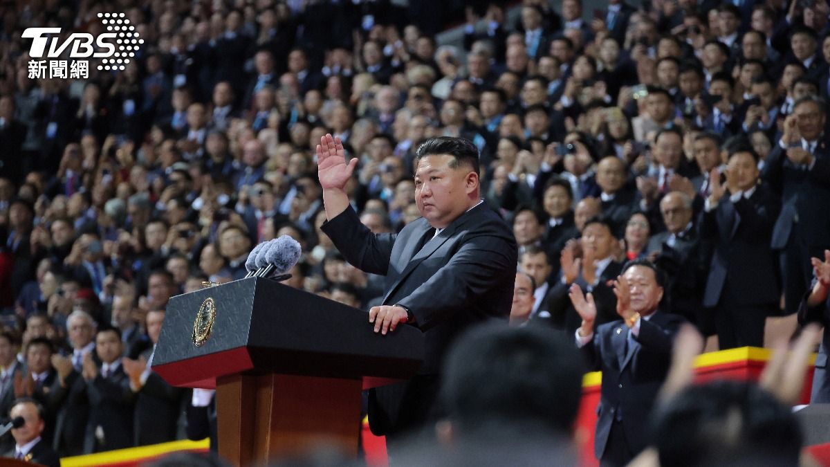 北韓9日在平壤舉辦朝鮮勞動黨成立80周年慶祝大會。（圖／達志影像美聯社）