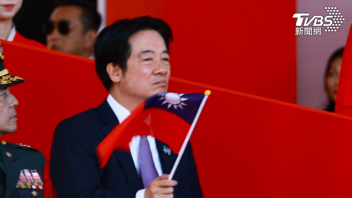 總統賴清德出席國慶大典。（圖／華子琛攝）