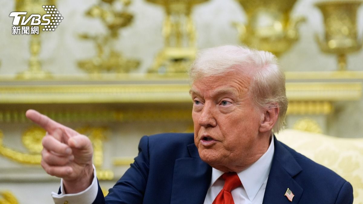 美國總統川普。（圖／達志影像美聯社）