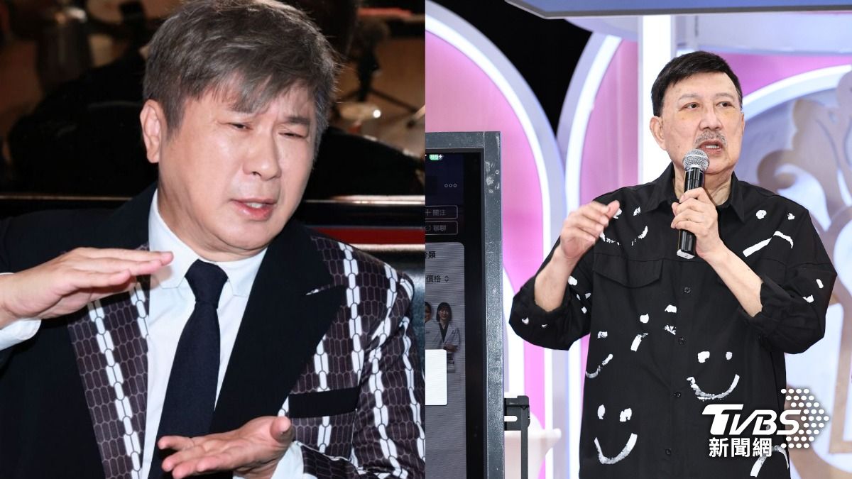 余天（右）勸胡瓜降價。（圖／張晢鳴攝、資料照）