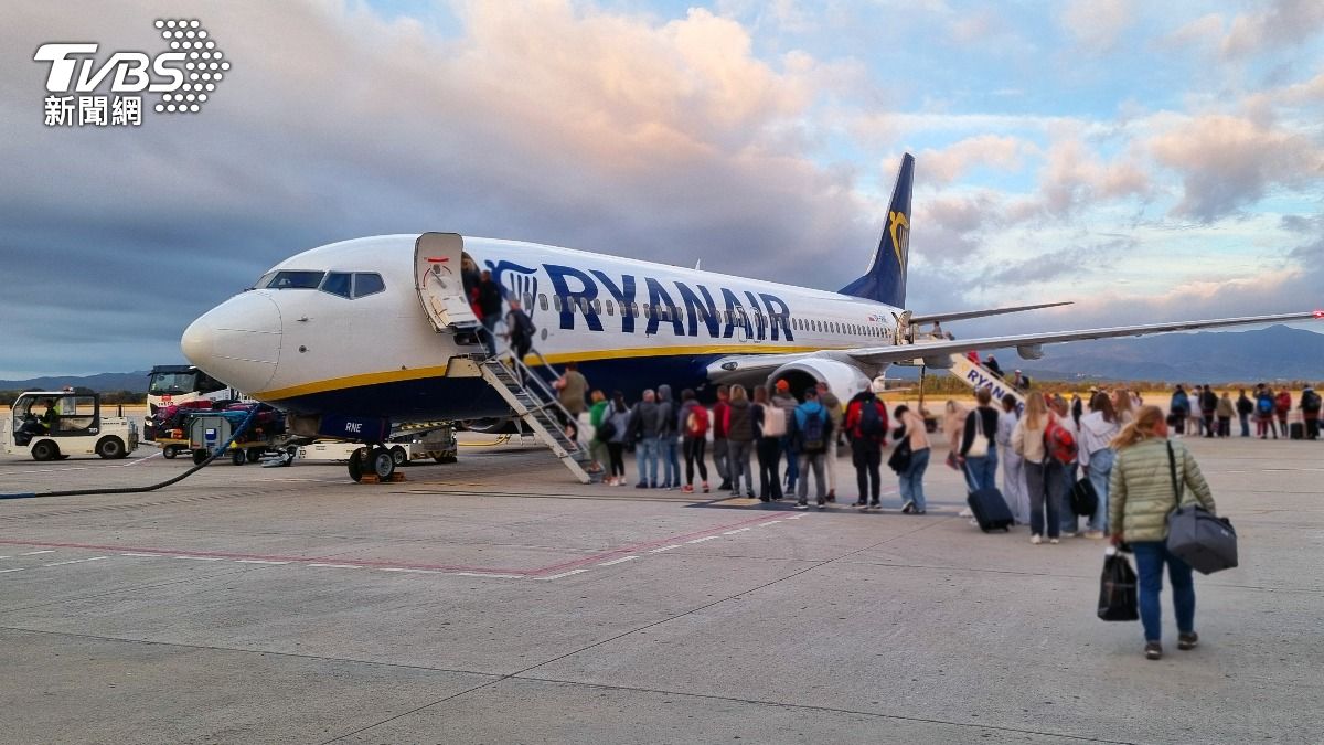 瑞安航空。（示意圖／達志影像shutterstock）